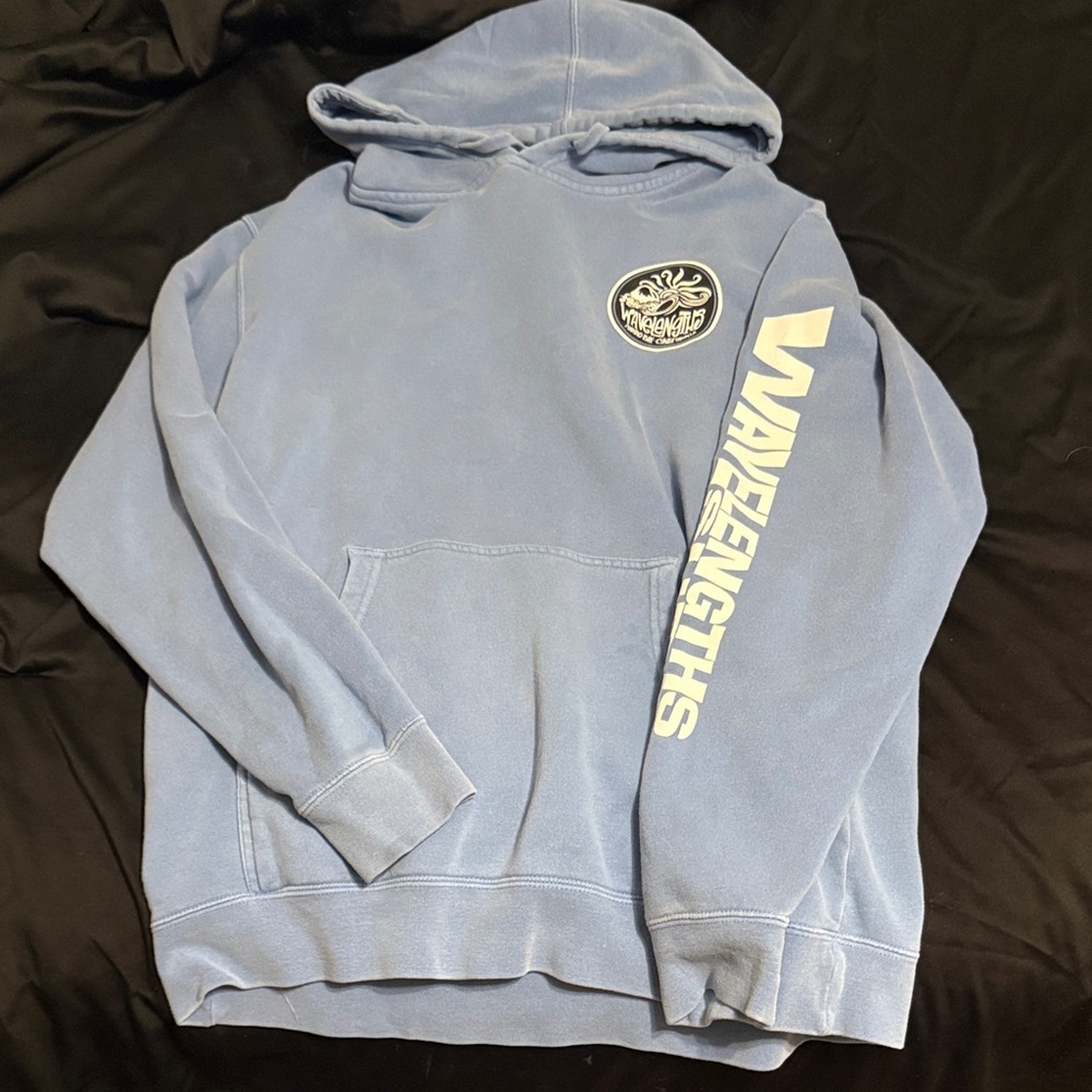 Wavelengths Blue Hoodie Sweatshirt